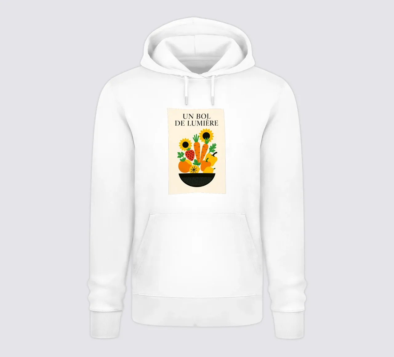 Un Bol de Lumière - Versione Frutti e Fiori felpa con cappuccio da Pop and Fruits - Affiches & posters