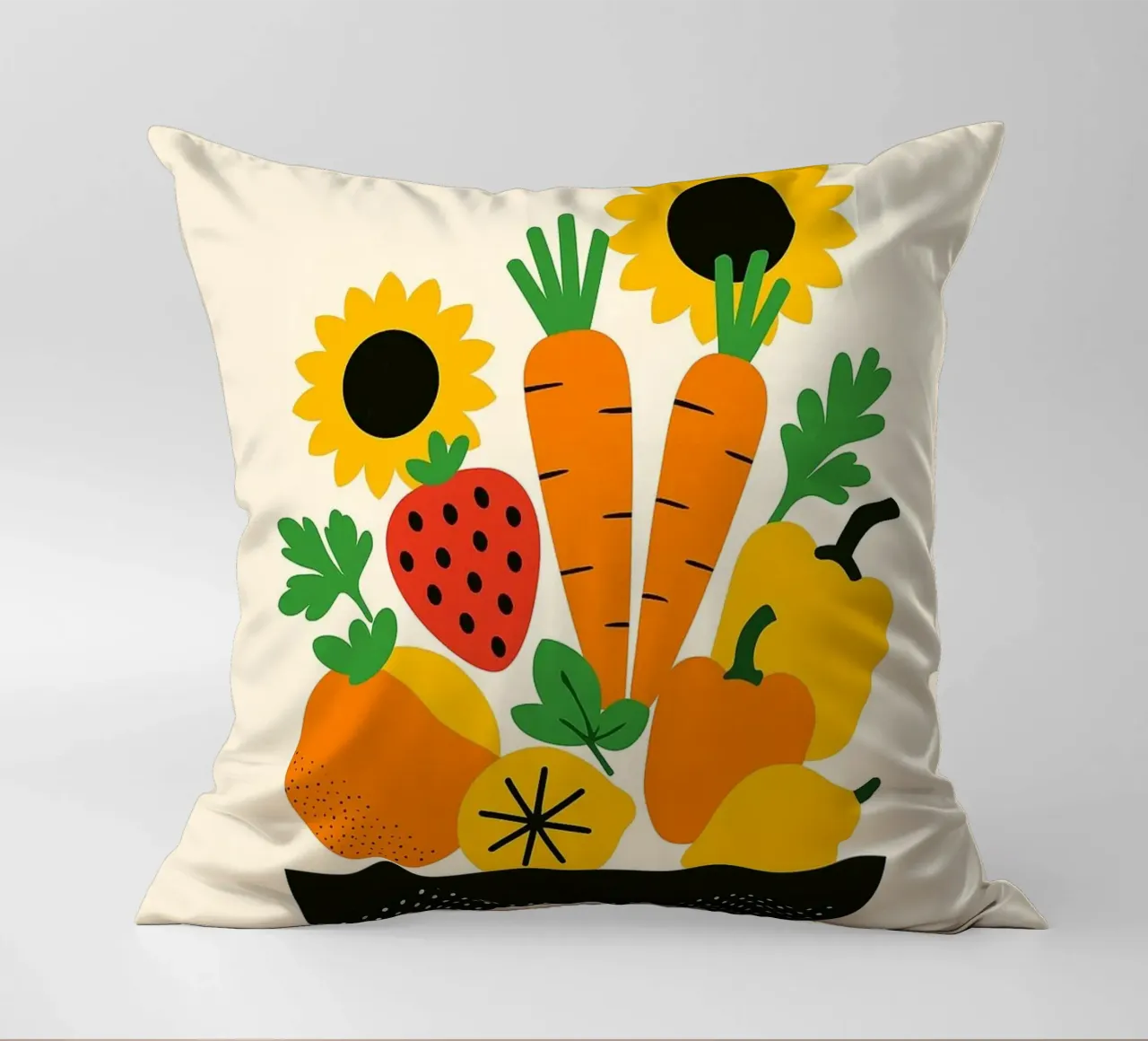 Un Bol de Lumière - Versione Frutti e Fiori cuscino da Pop and Fruits - Affiches & posters