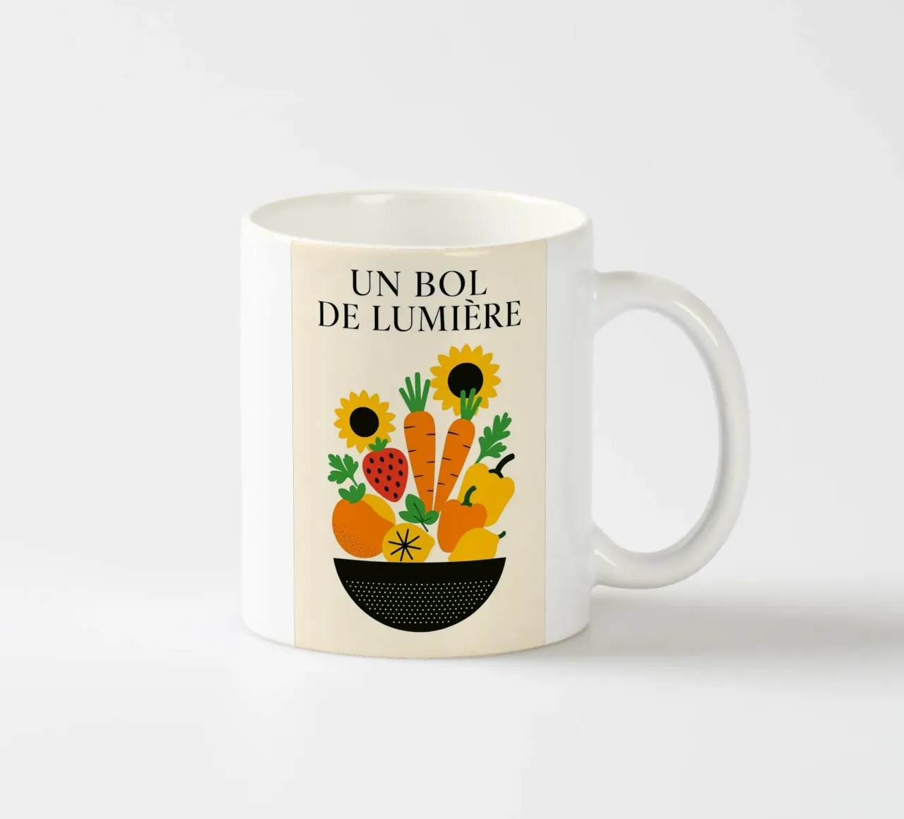 Un Bol de Lumière - Versione Frutti e Fiori tazza in ceramica da Pop and Fruits - Affiches & posters