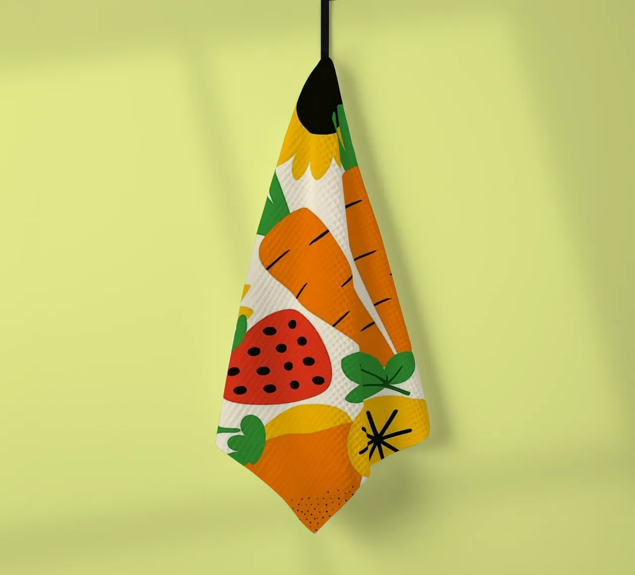 Un Bol de Lumière – Version Fruits & Fleurs torchon de Pop and Fruits - Affiches & posters