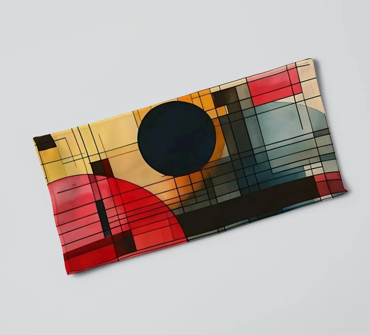 Basiskunst 303 badhanddoek van Carrie a Ingersoll