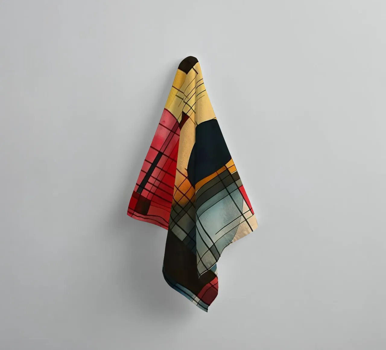 Basiskunst 303 badhanddoek van Carrie a Ingersoll