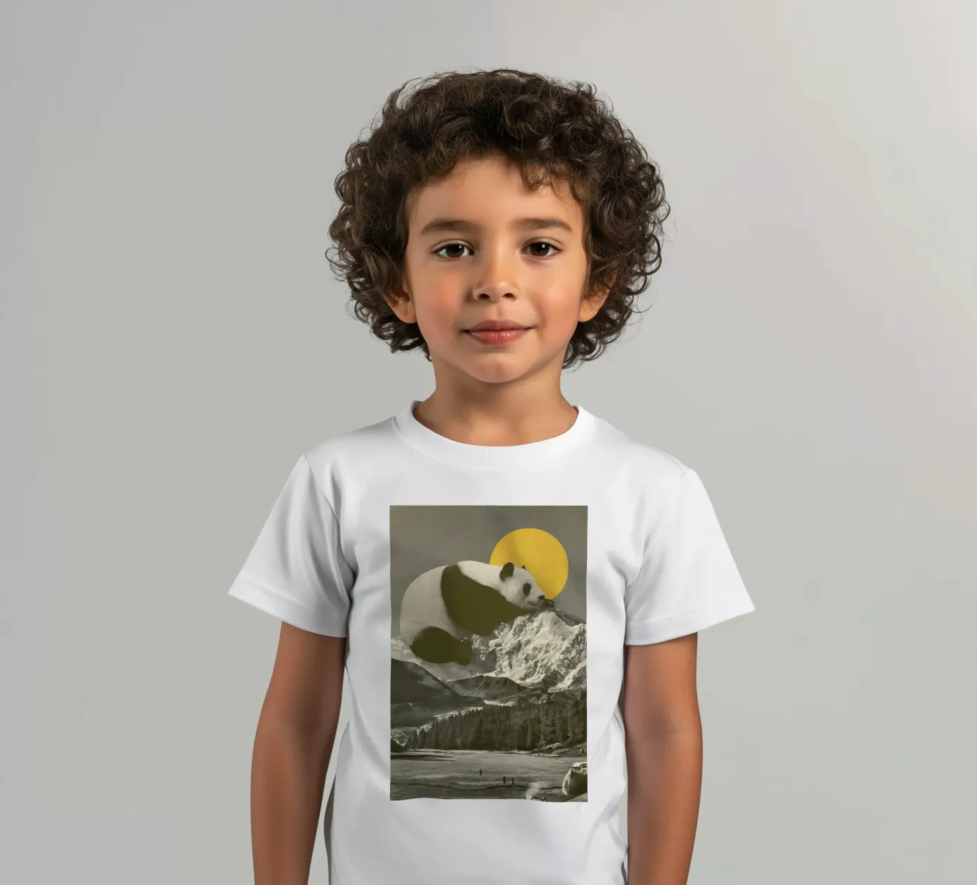 Panda Nap t-shirt bambini da Florent Bodart