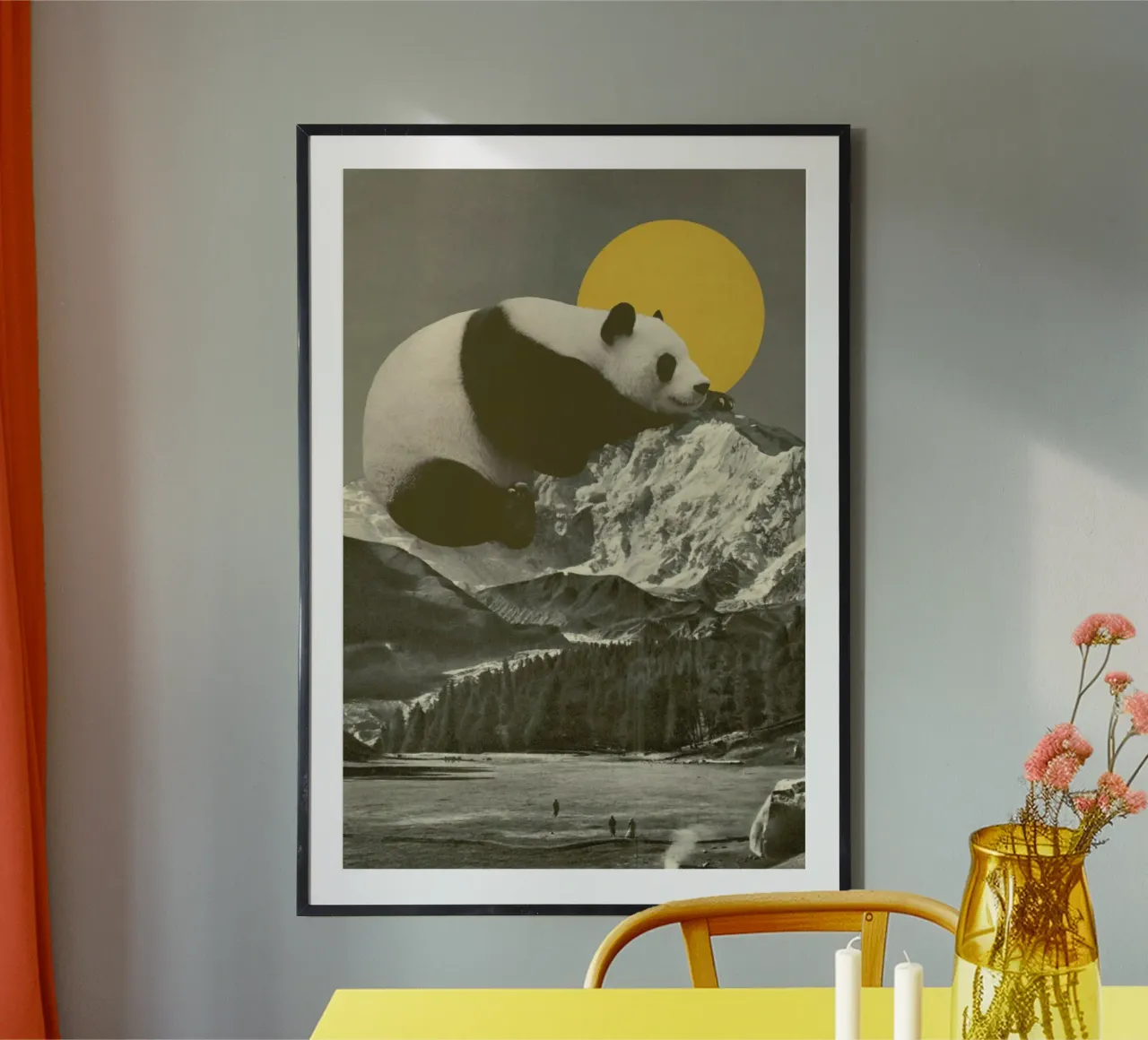 Panda Nap carta hahnemühle da Florent Bodart