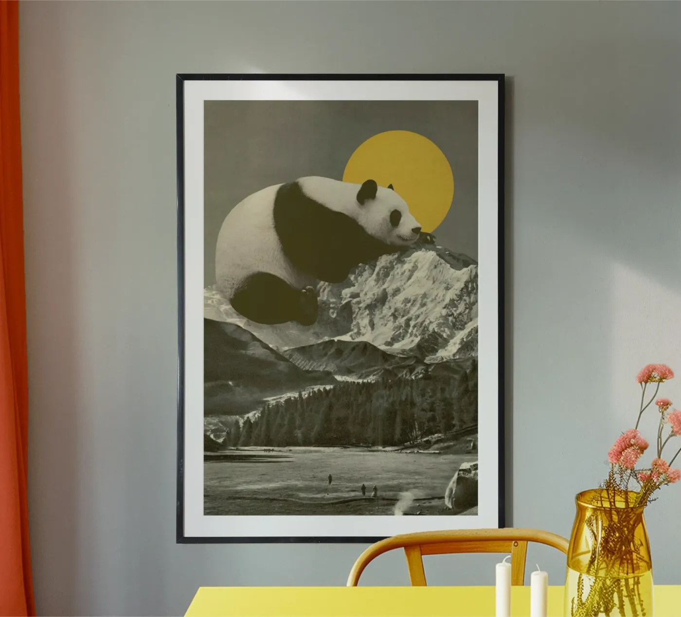 Panda Nap poster van Florent Bodart