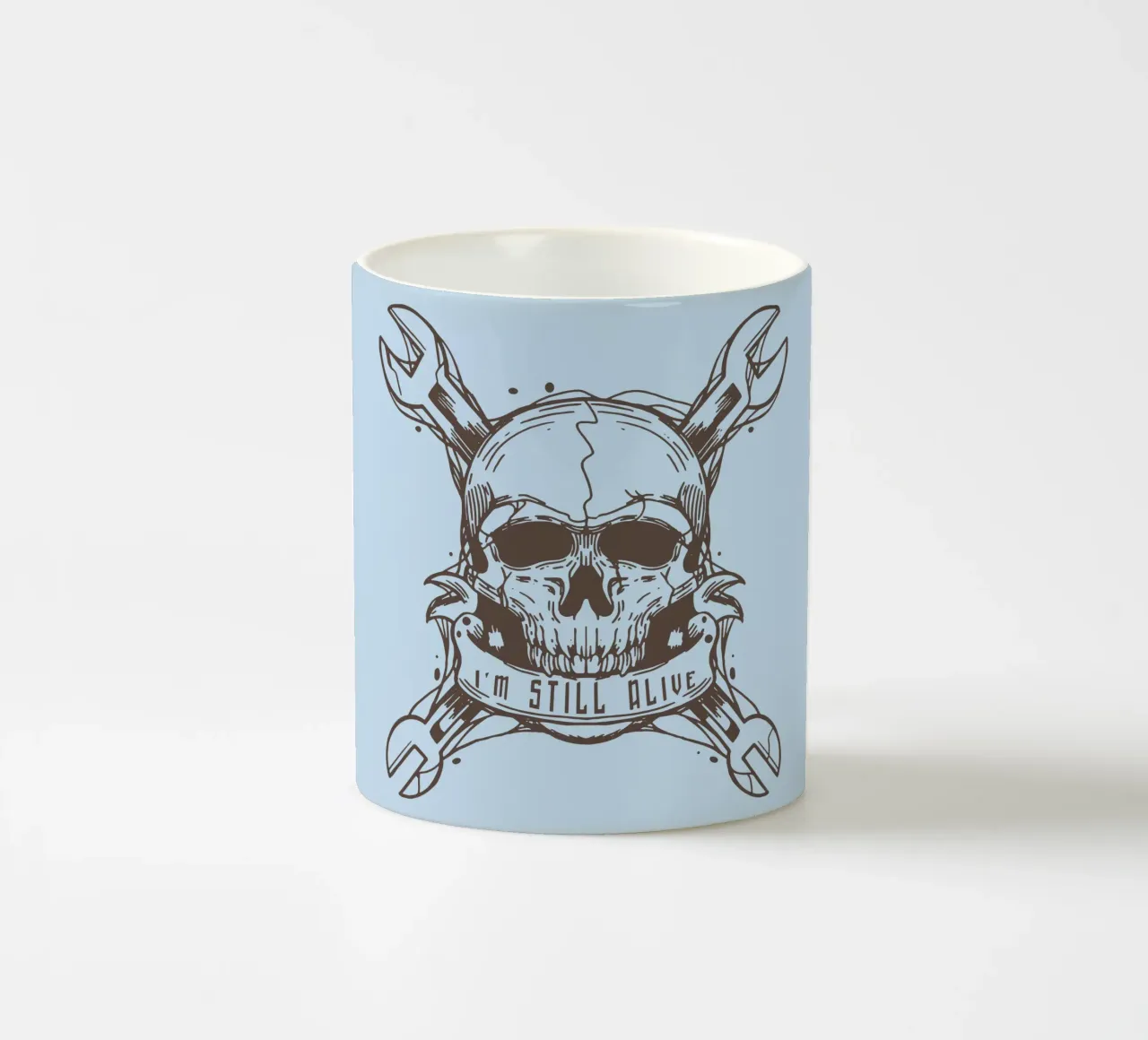 Sono ancora vivo tazza in ceramica da Gunawan Rb