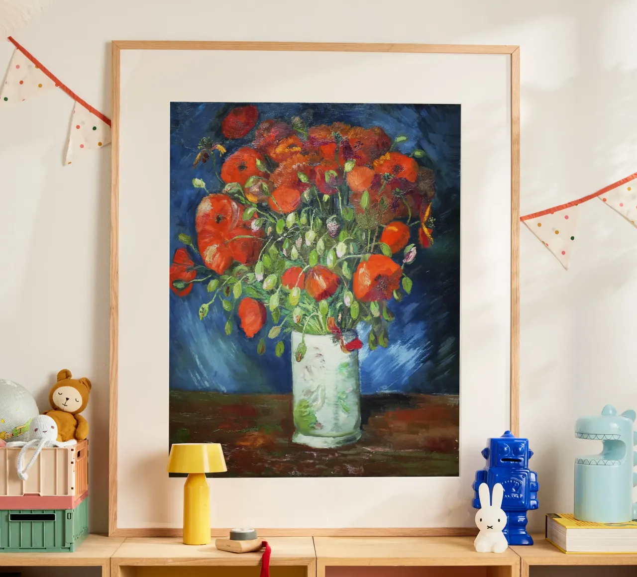 Vase with Poppies by Vincent van Gogh poster by Van Gogh Prints