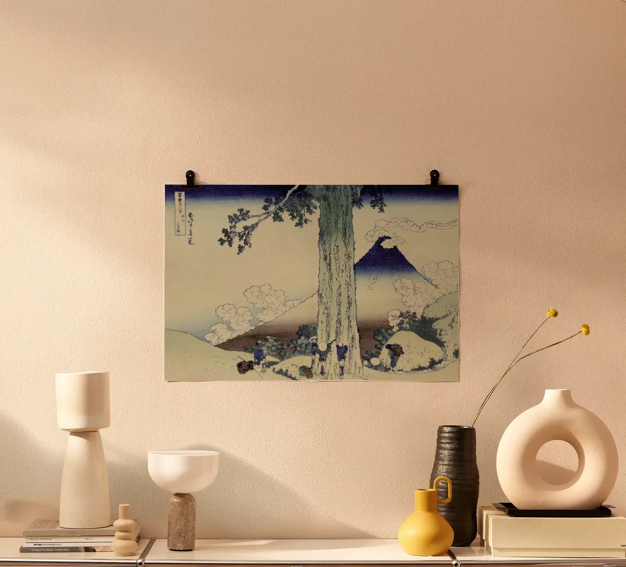 Hokusai - Mishima Pass in Kai Province poster da ARTOTHEK