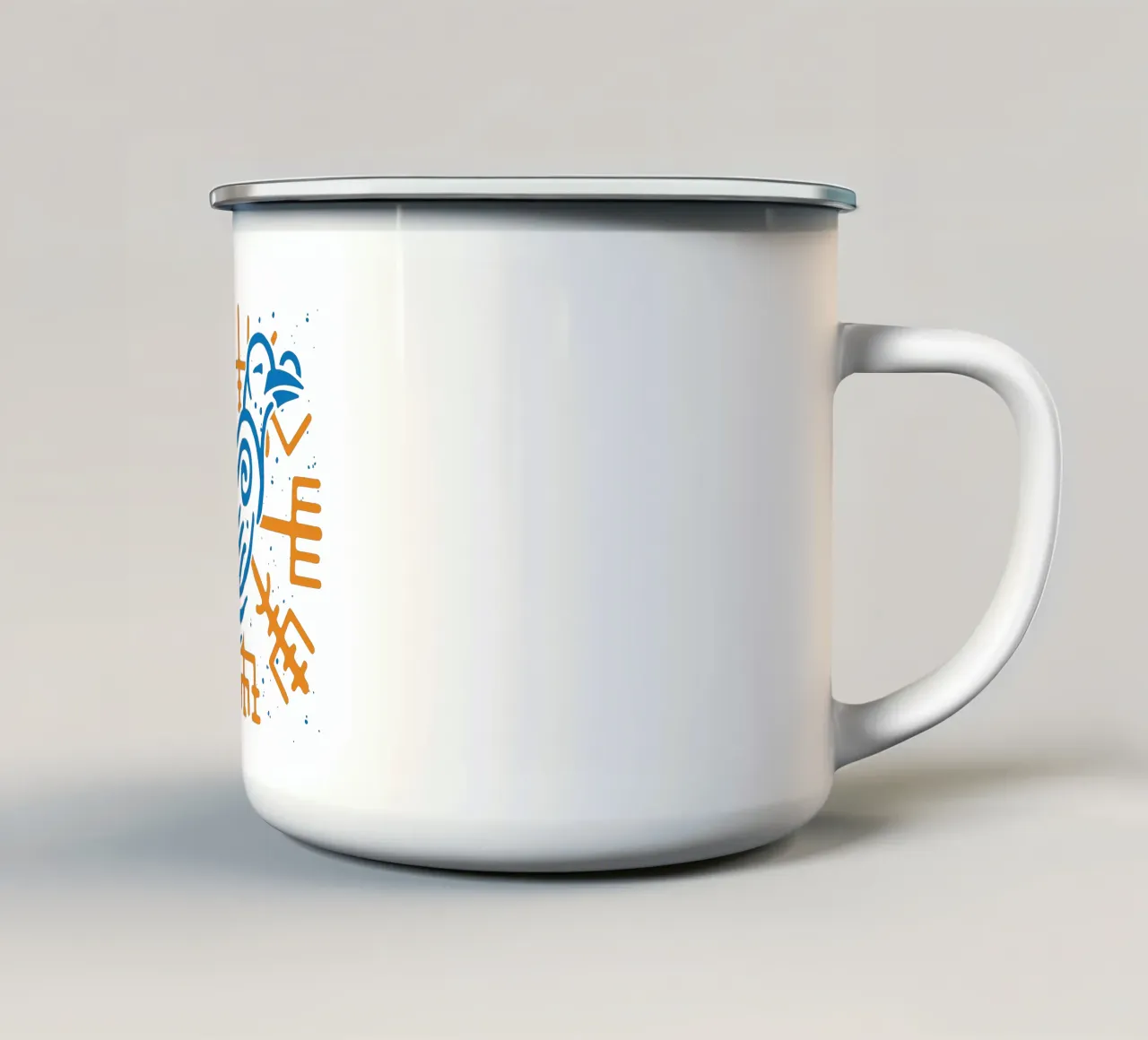Corvo tazza in smalto da Gunawan Rb