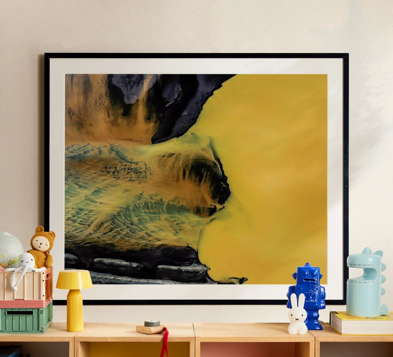 Yellow Lake poster by METROPOLIS