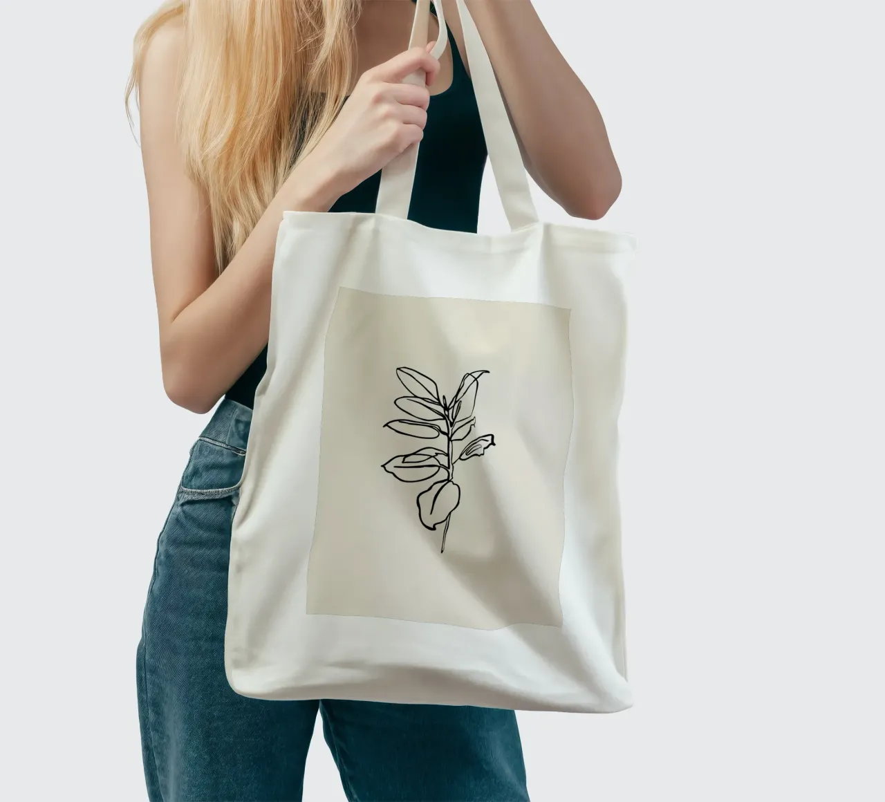 Spring borsa in juta da Pure