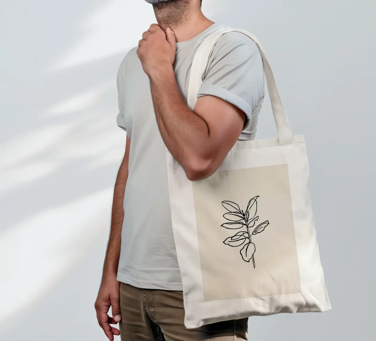 Spring borsa in juta da Pure