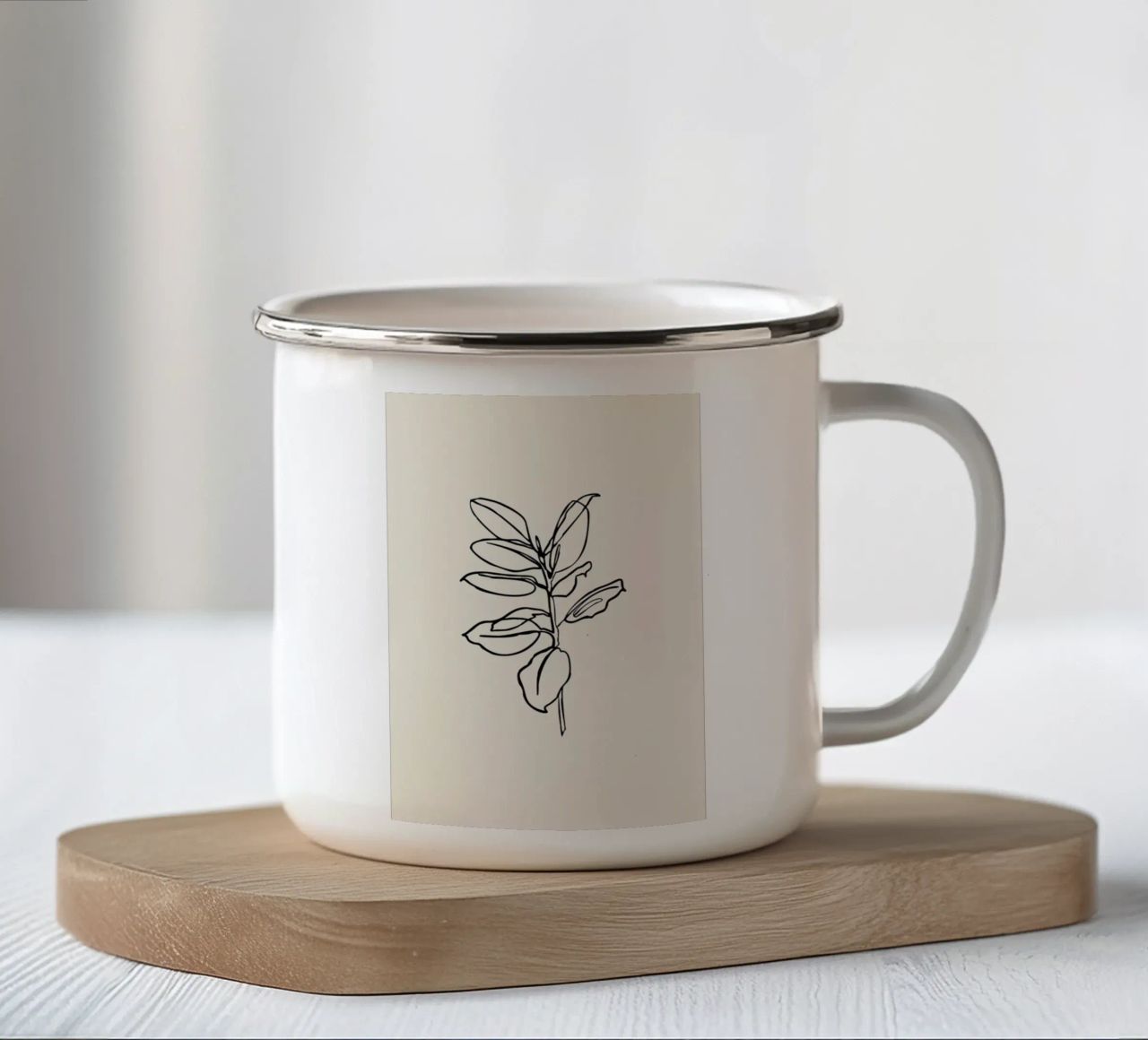Spring tazza in smalto da Pure
