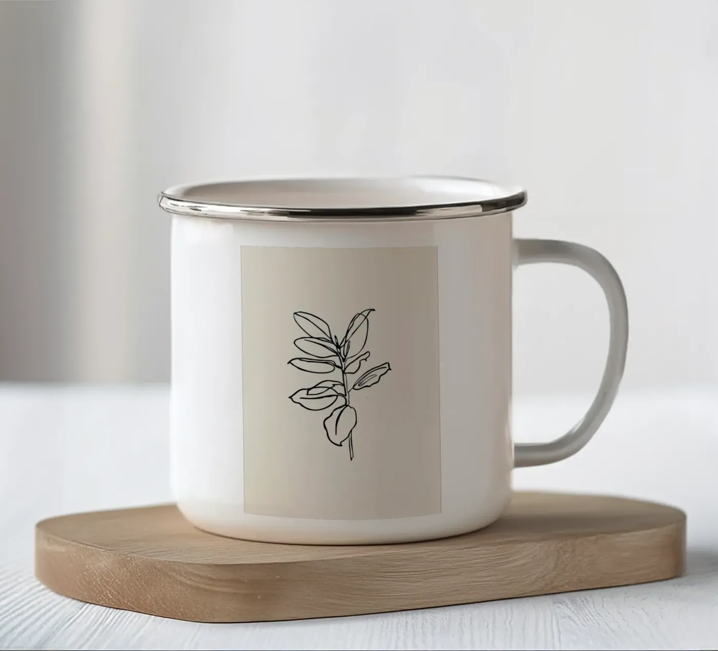 Spring enamel mug by Pure