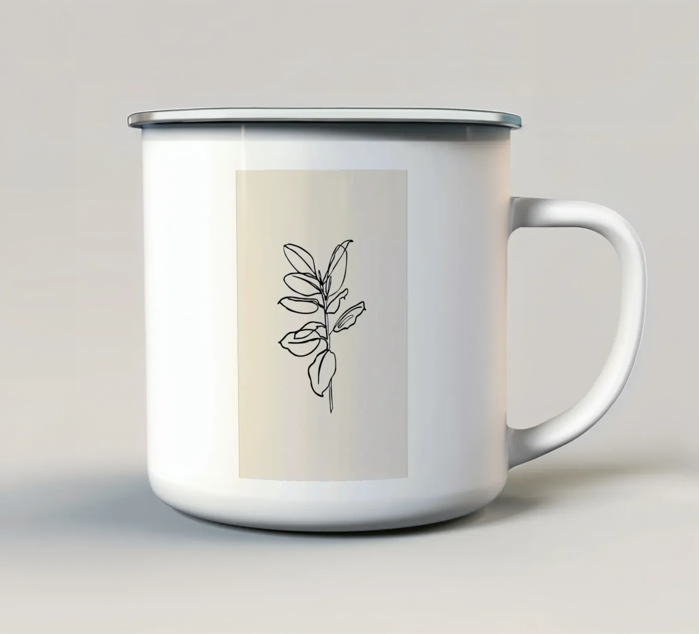 Spring enamel mug by Pure