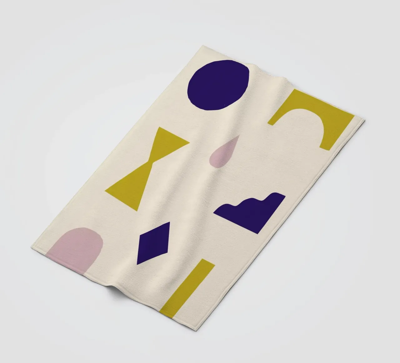 Shapes coperta in pile da Maren Gross