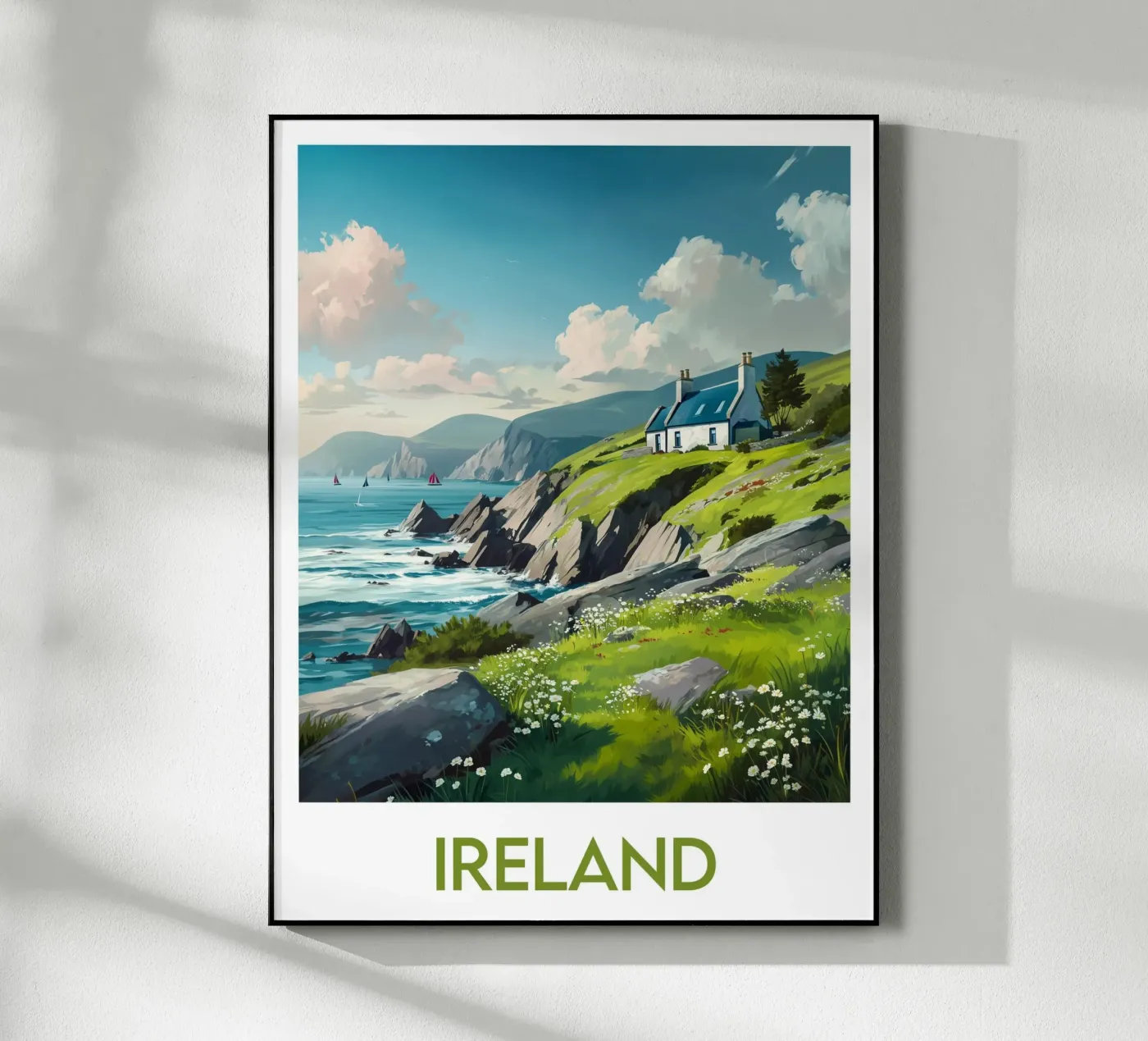 Affiche Irlande plexiglass da Frame the World