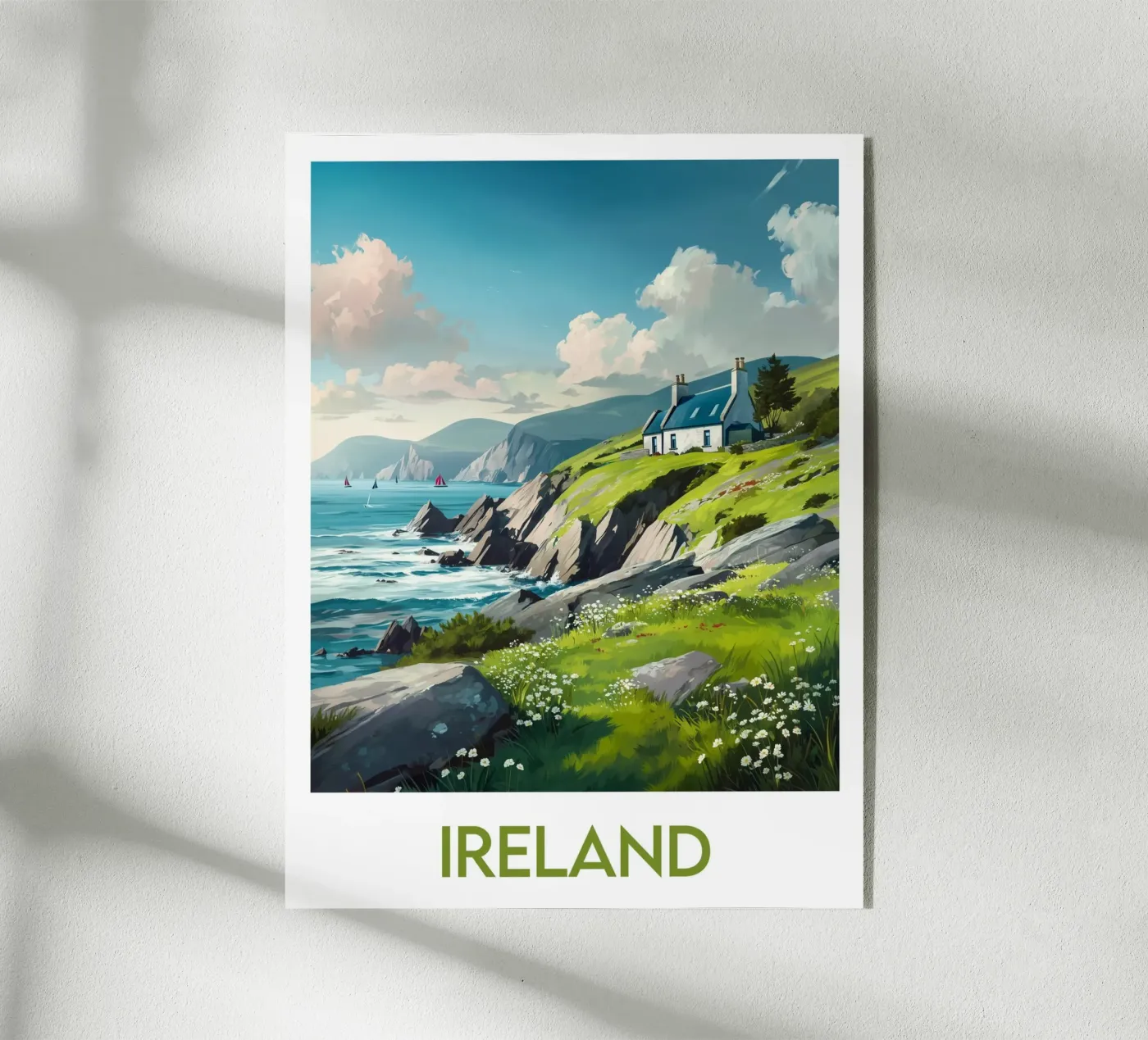 Affiche Irlande plexiglass da Frame the World