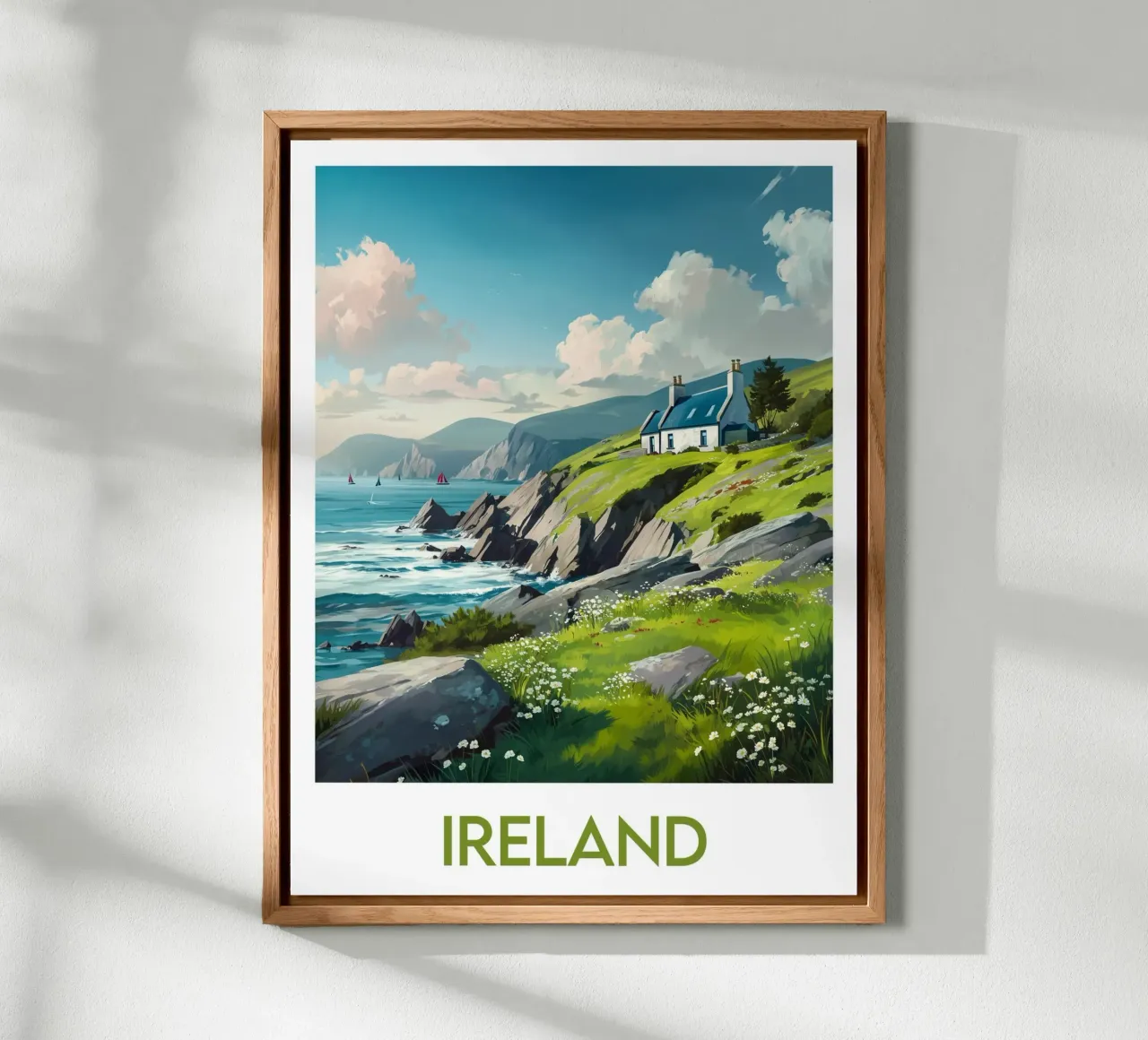 Affiche Irlande alu-dibond by Frame the World