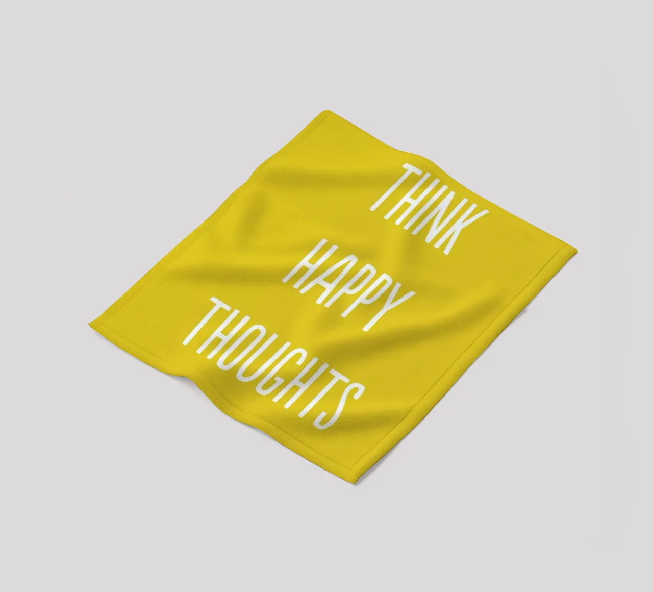 Happy Thoughts coperta in pile da Little Flourishes