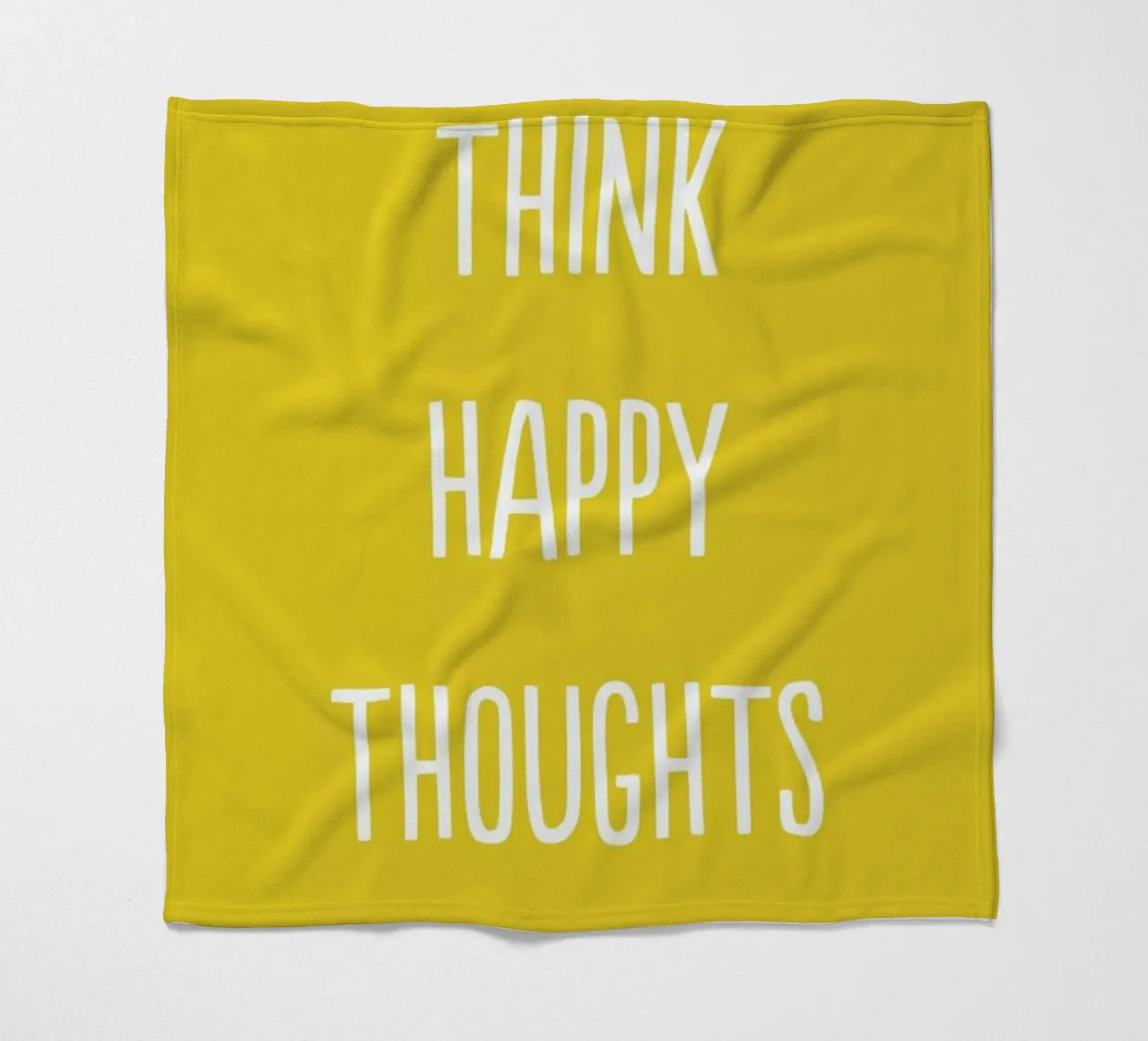 Happy Thoughts coperta in pile da Little Flourishes