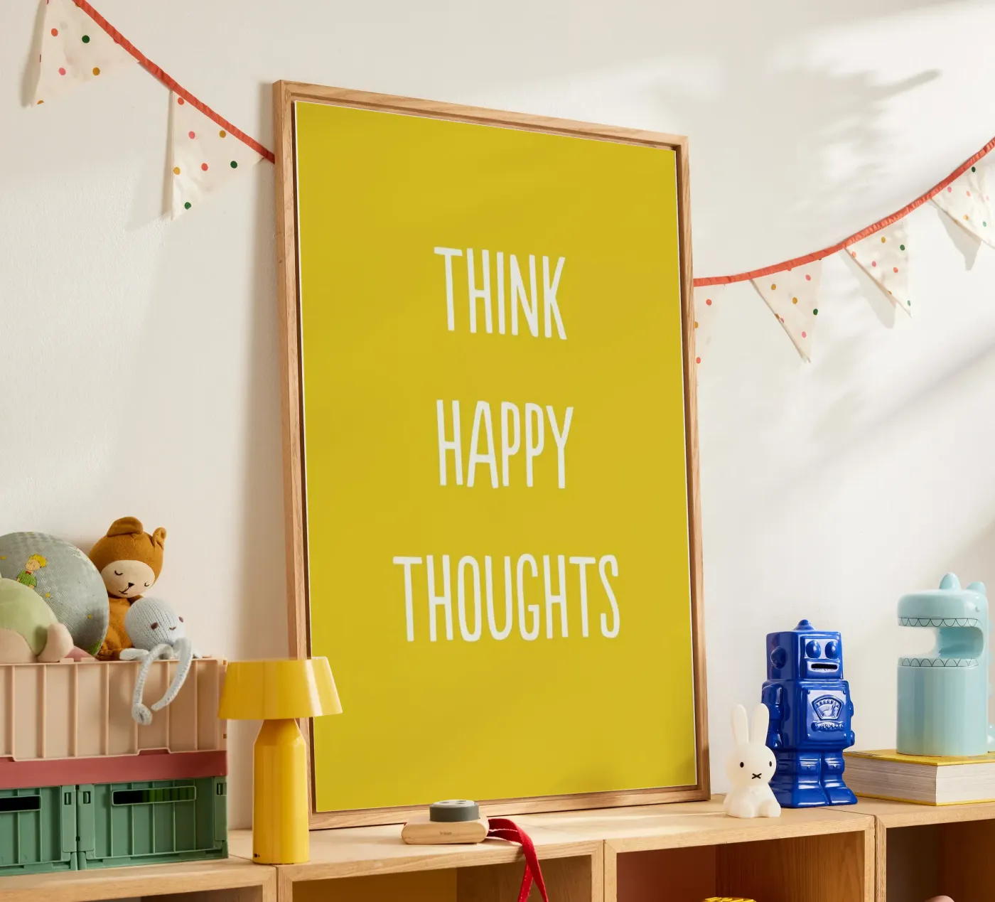 Happy Thoughts plexiglas de Little Flourishes