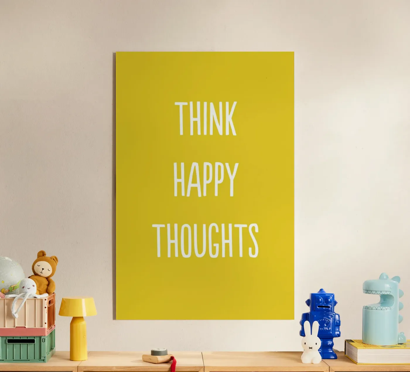 Happy Thoughts plexiglas de Little Flourishes