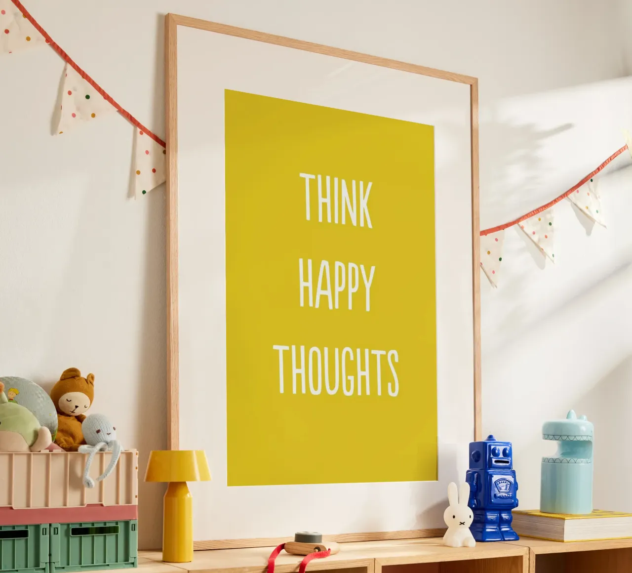 Happy Thoughts poster da Little Flourishes