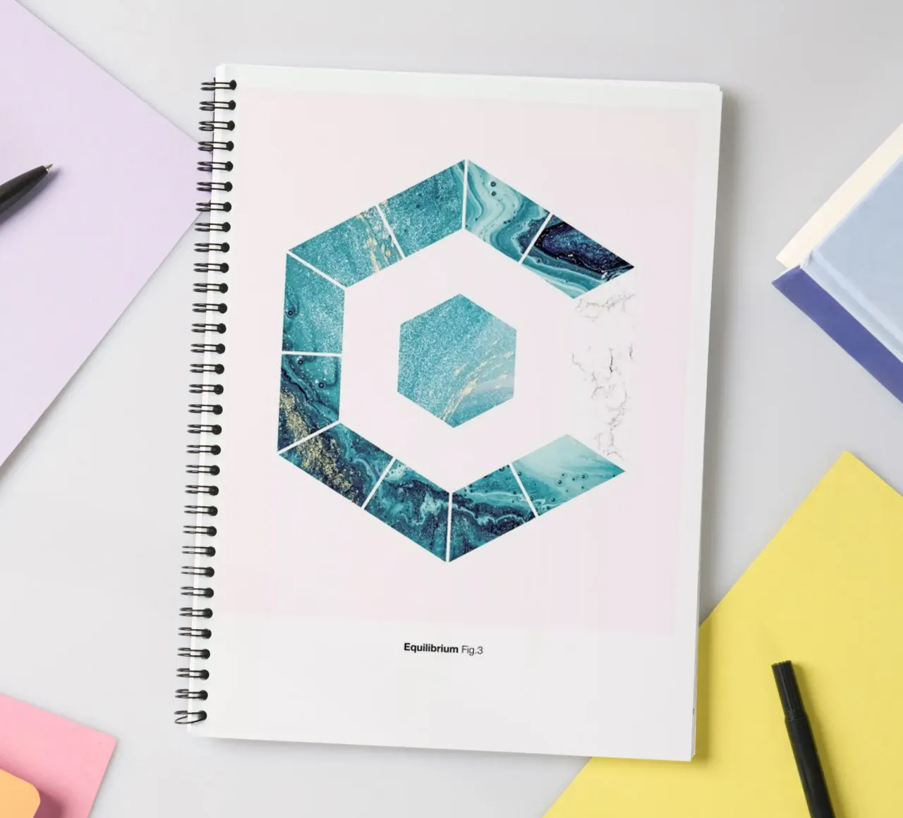 Equilibrium 3 spiral notebook by LeDieg