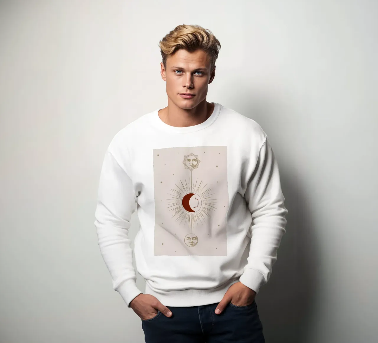 Moon and Sun sudadera de Flora & Fauna