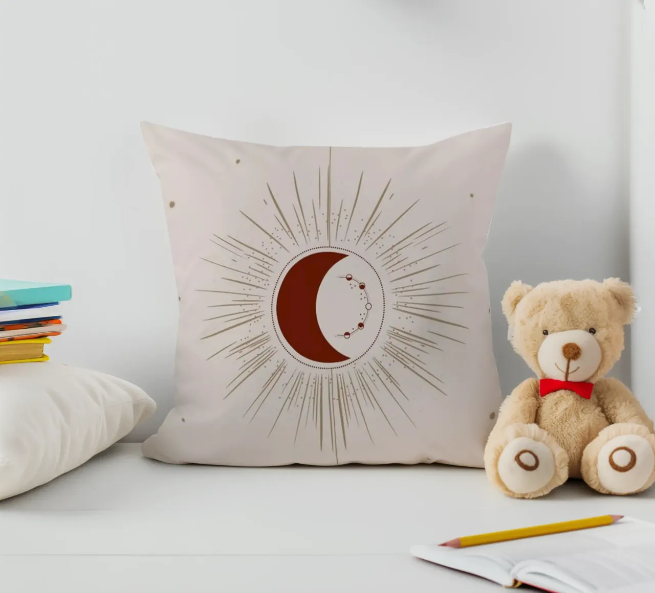 Moon and Sun cuscino da Flora & Fauna