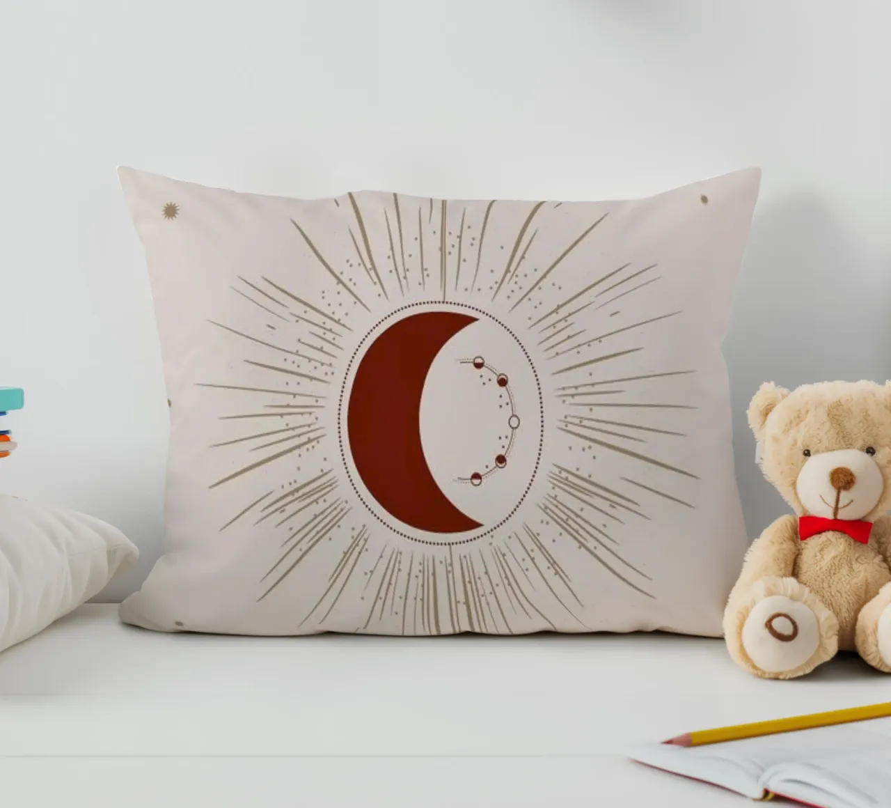 Moon and Sun cuscino da Flora & Fauna