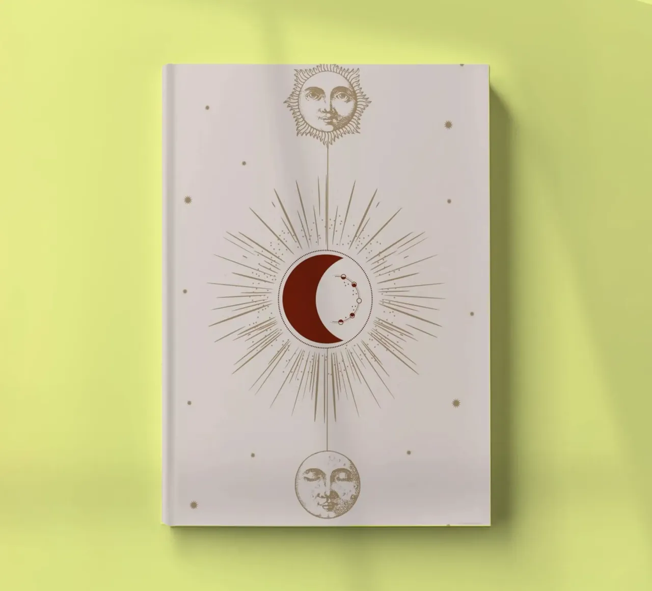 Moon and Sun Notizbuch von Flora & Fauna