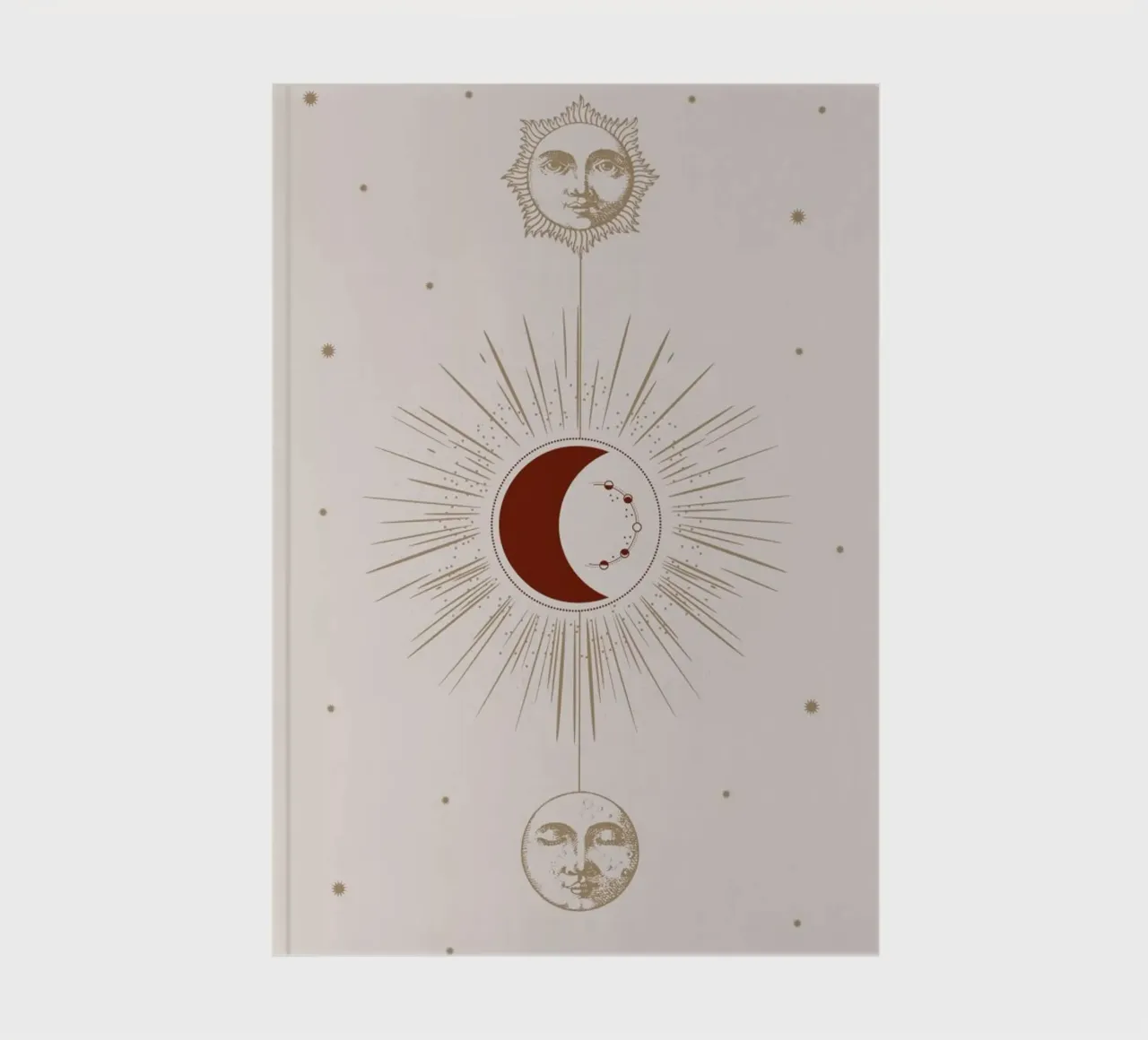 Moon and Sun Notizbuch von Flora & Fauna