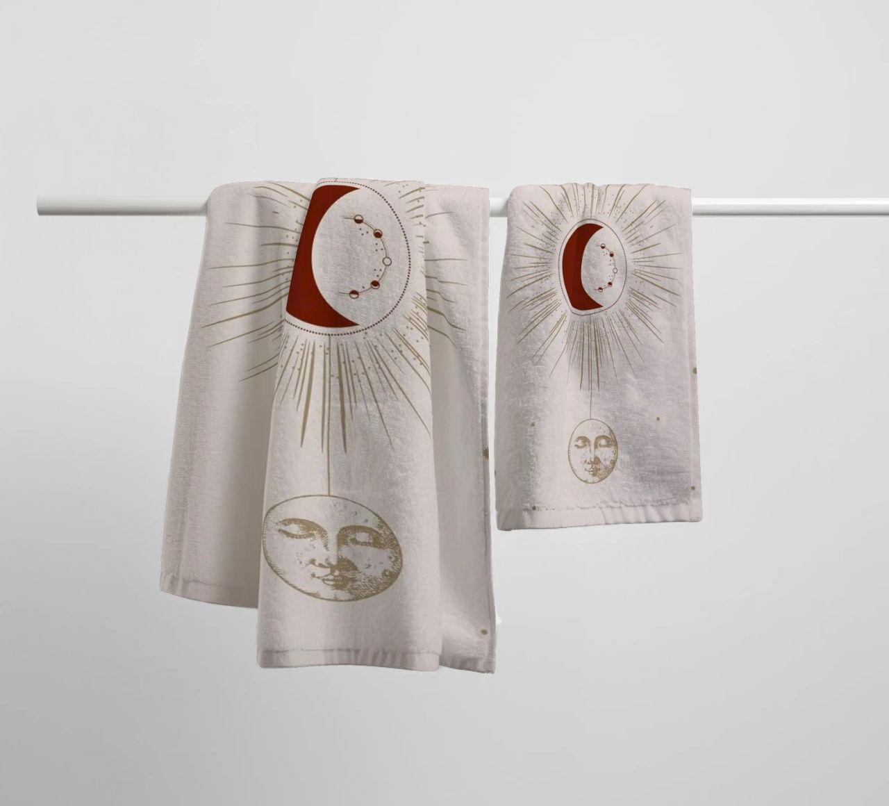 Moon and Sun towel by Flora & Fauna