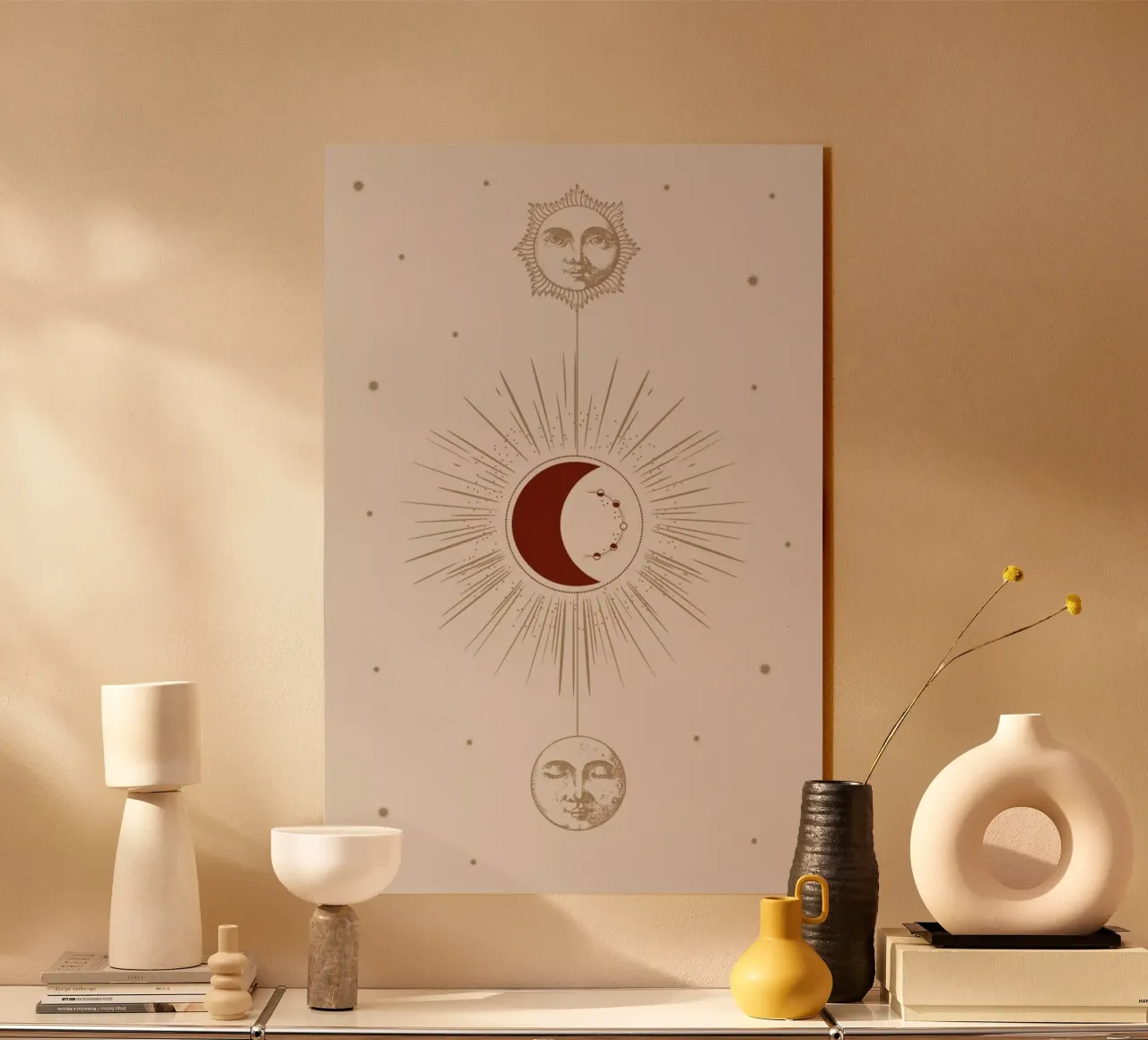 Moon and Sun plexiglass da Flora & Fauna