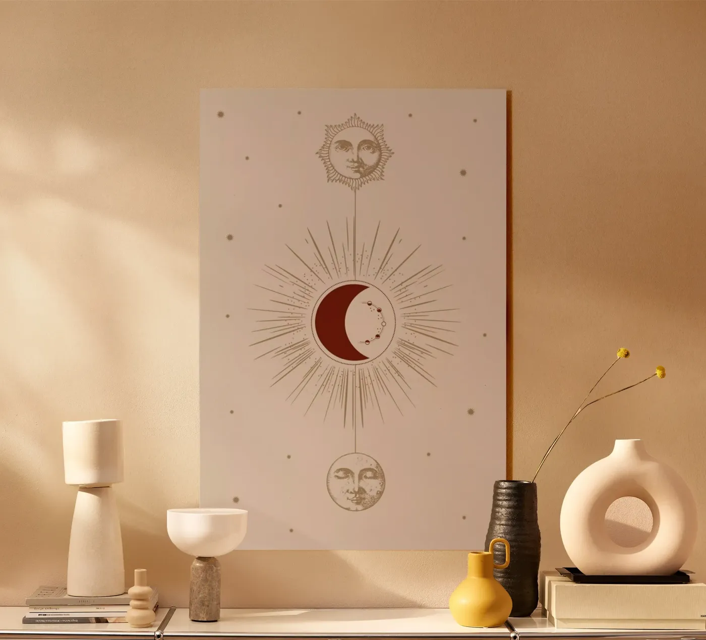 Moon and Sun plexiglass da Flora & Fauna