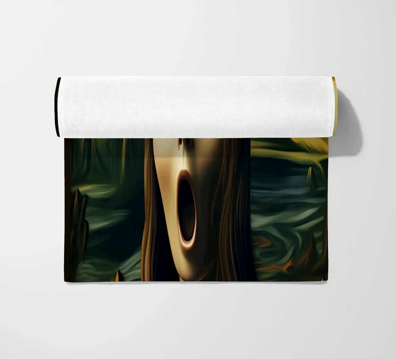 Il pianto di Monna Lisa telo mare da M-Ulrich-Digital Art