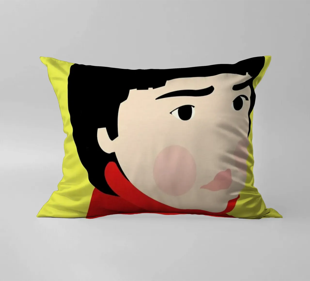 Osaka Girl decorative cushion by Rosi Feist