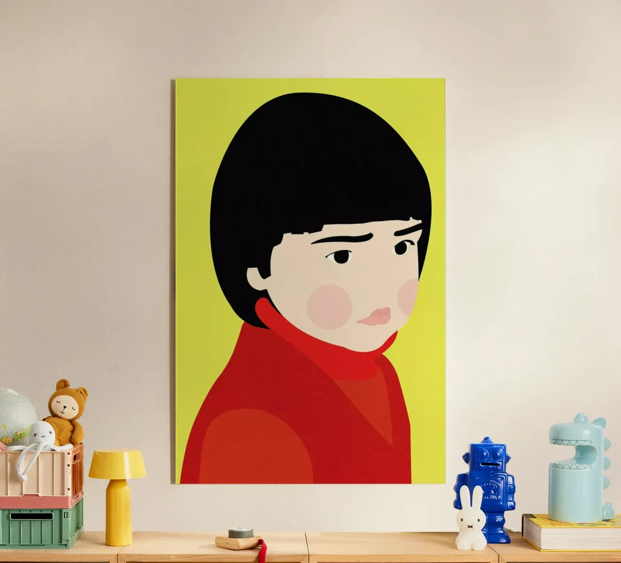 Osaka Girl acrylic glass by Rosi Feist