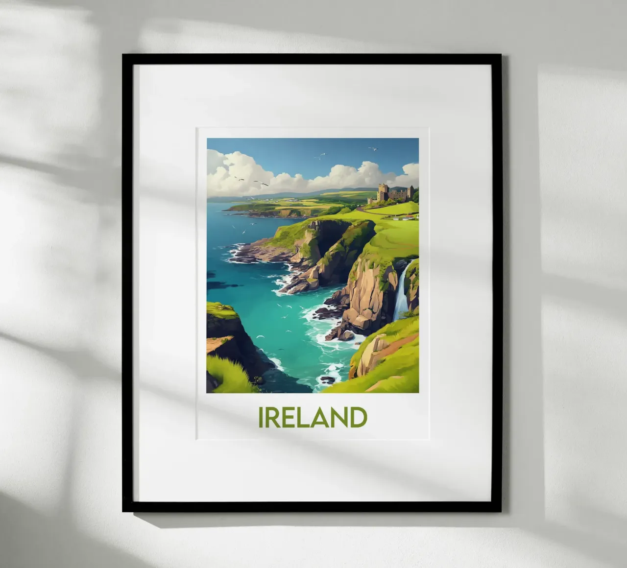 Affiche Irlande Hahnemühle von Frame the World