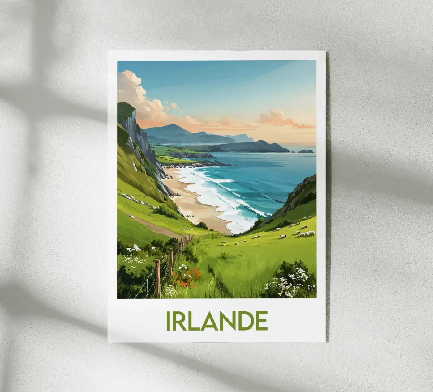 Affiche Irlande plexiglass da Frame the World