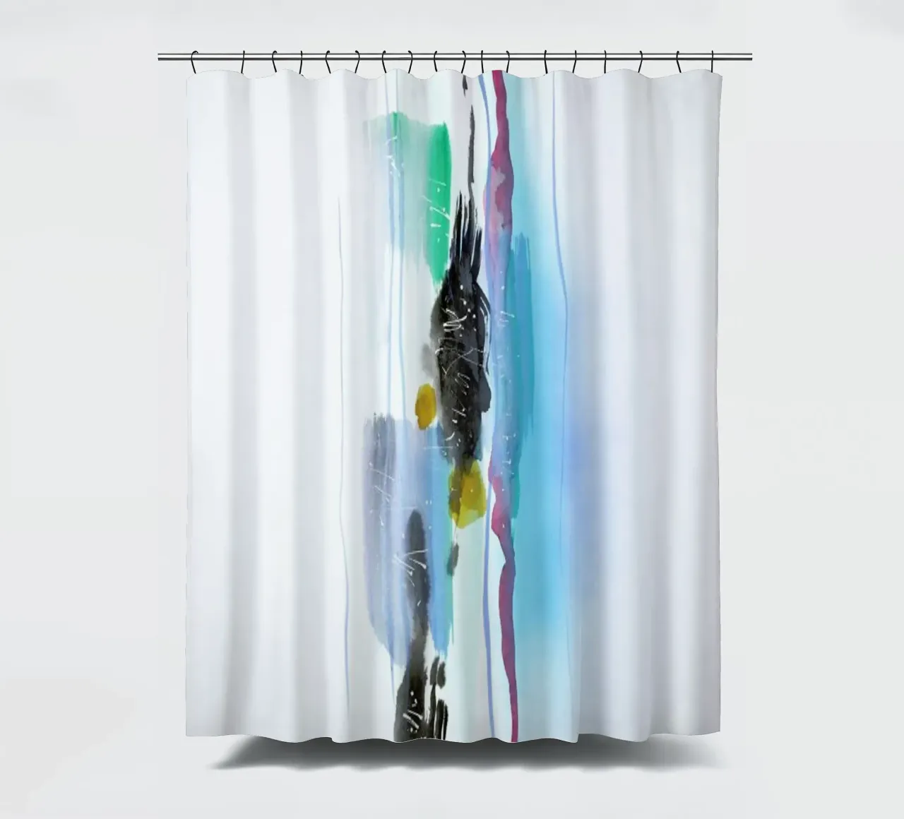 Textured Blue shower curtain by Pure