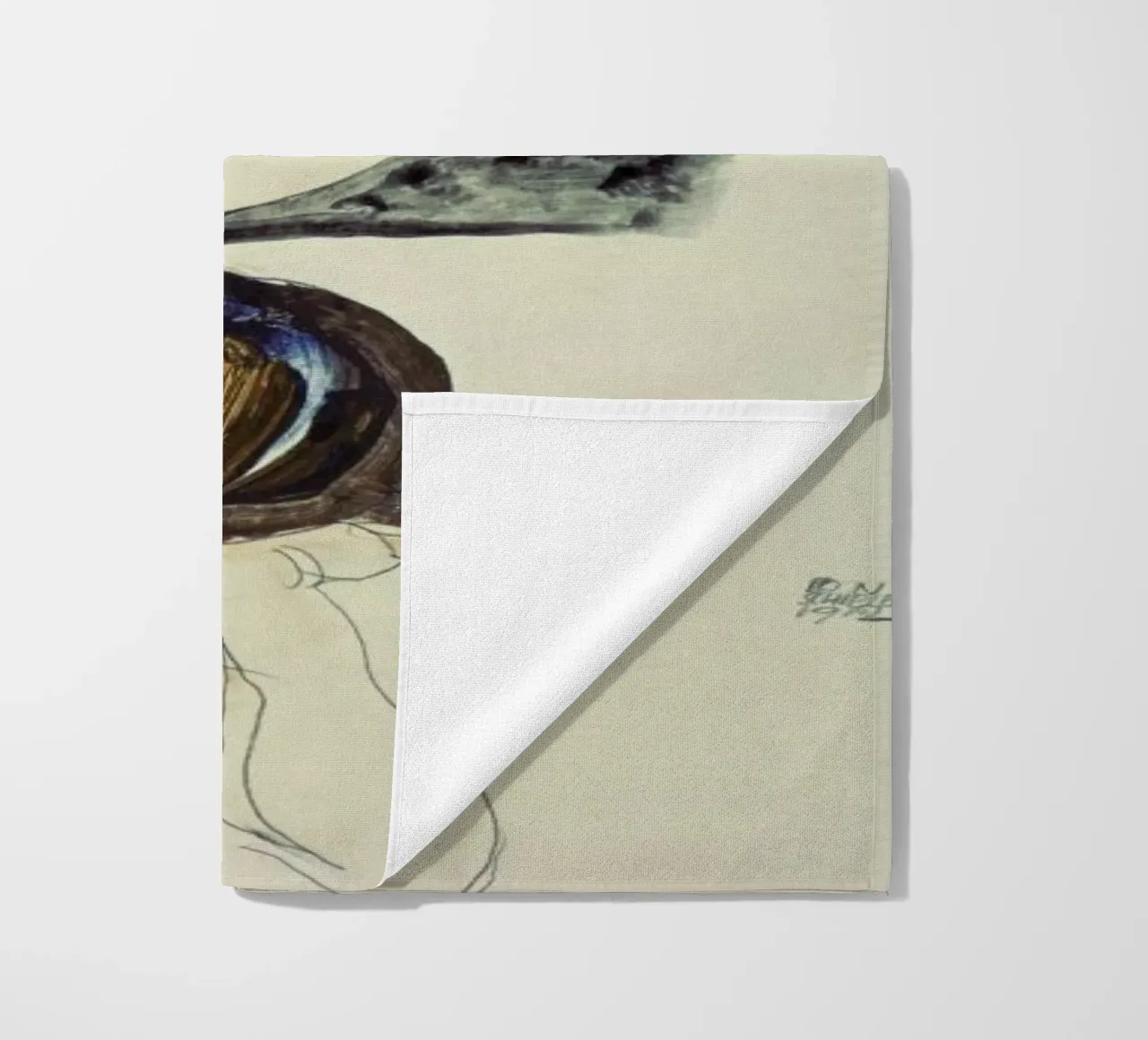 Schiele - Two Lying Figures telo mare da ARTOTHEK