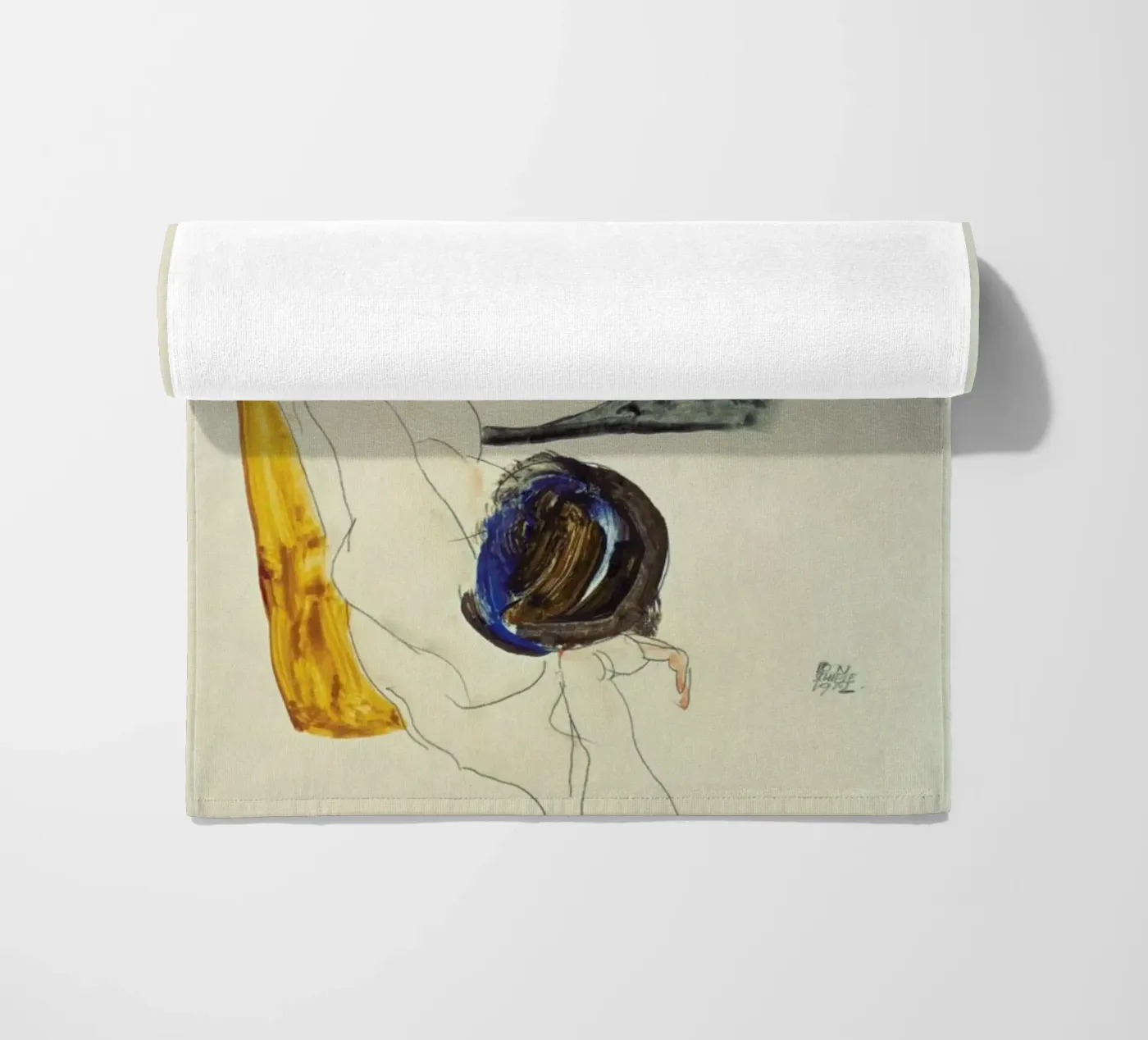 Schiele - Two Lying Figures telo mare da ARTOTHEK