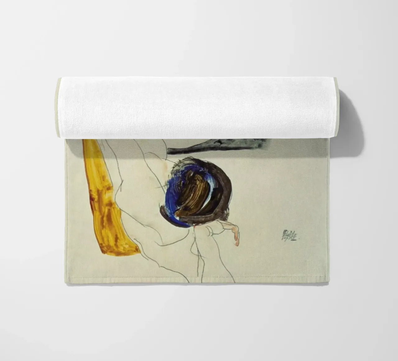 Schiele - Two Lying Figures telo mare da ARTOTHEK