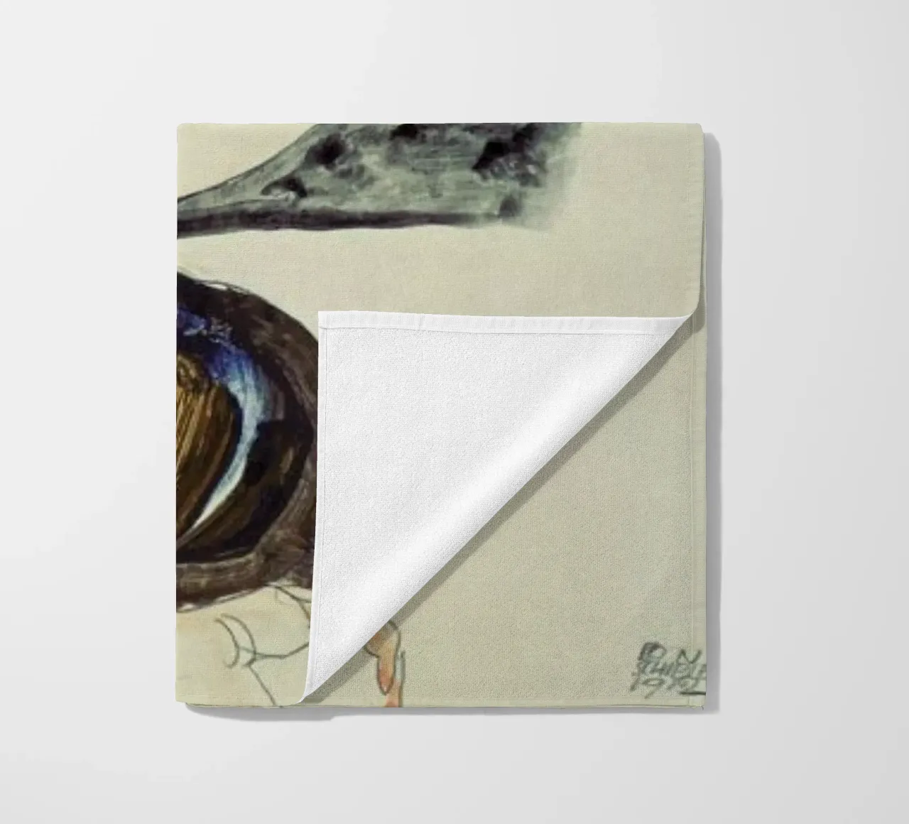 Schiele - Two Lying Figures telo mare da ARTOTHEK