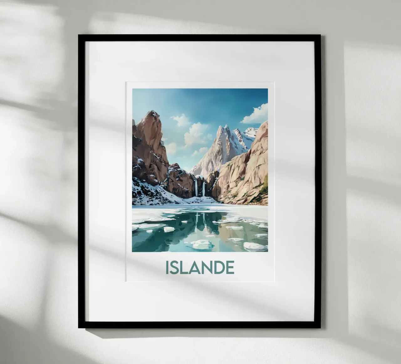 Affiche Islande poster da Frame the World