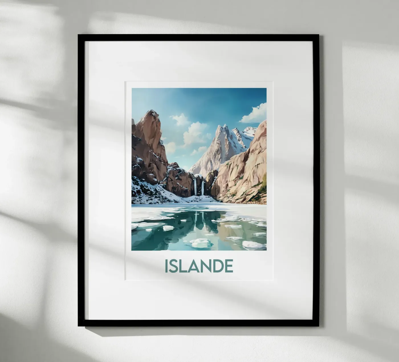 Affiche Islande poster de Frame the World