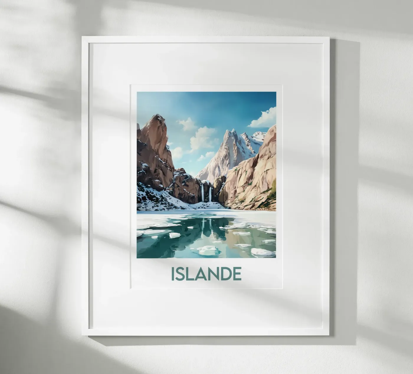 Het eiland hahnemühle van Frame the World
